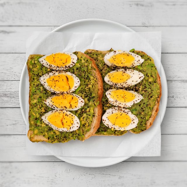 Avocado & Egg Toast.