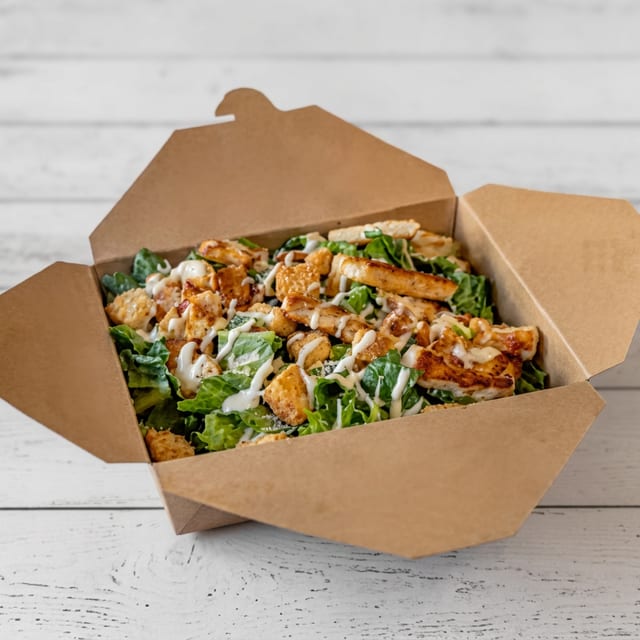Romaine Caesar Salad.